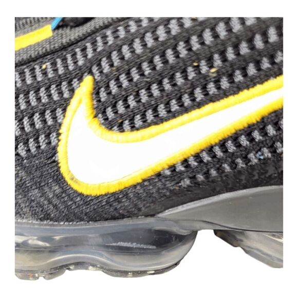NIKE Air VaporMax 2021 FK \'Black University Gold\' Running Shoes Size 10